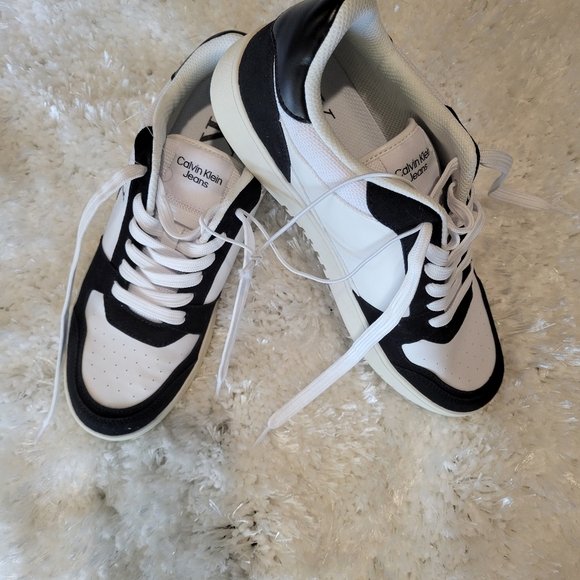 Calvin Klein Shoes - Calvin Klein  Women Black and White Sneakers